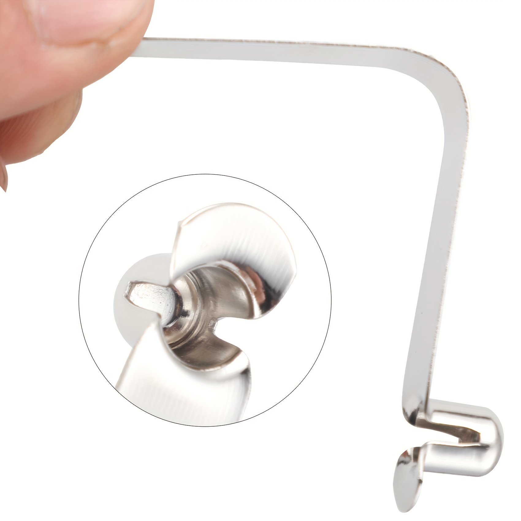 6x Edelstahl Federclips - Kajak Paddel & Zeltstangen Verbinder