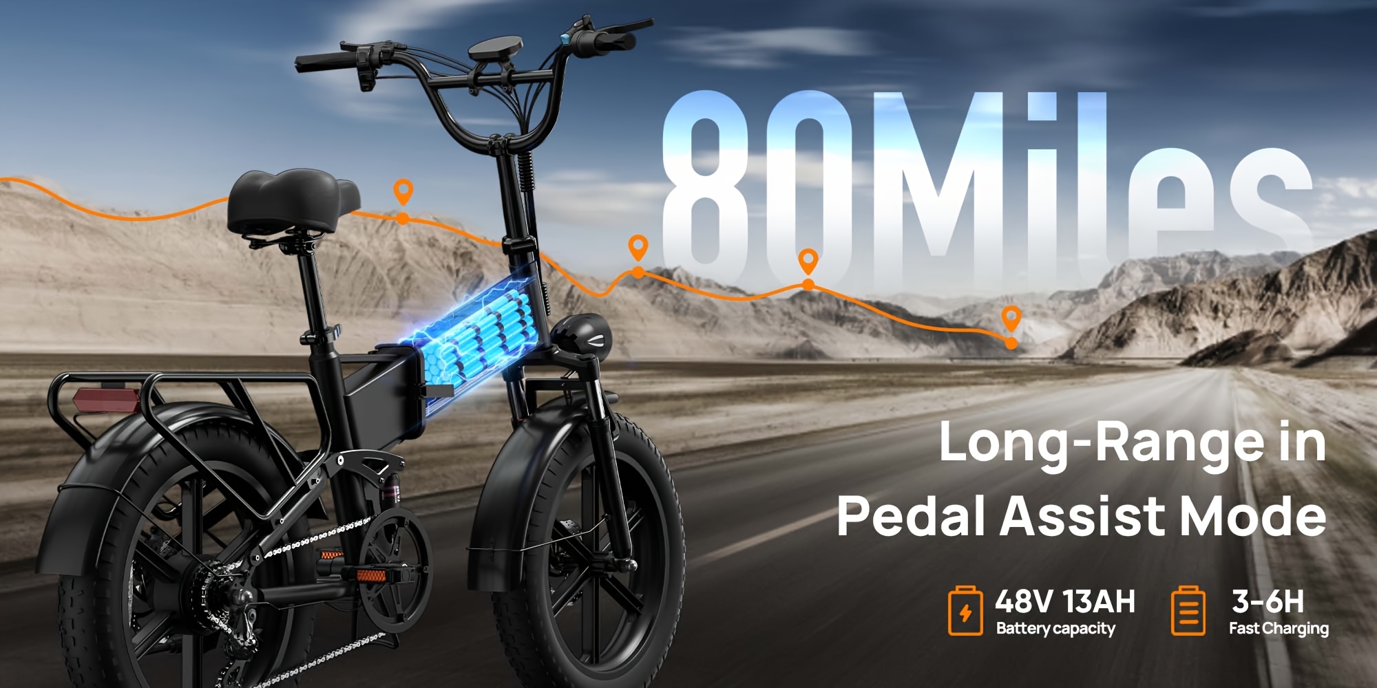 t5 electric mountain bike adult e bike with removable large capacity battery 745w 28mph 20 4 0 all terrain tires   adjustment black   christmas and thanksgiving Product details 3