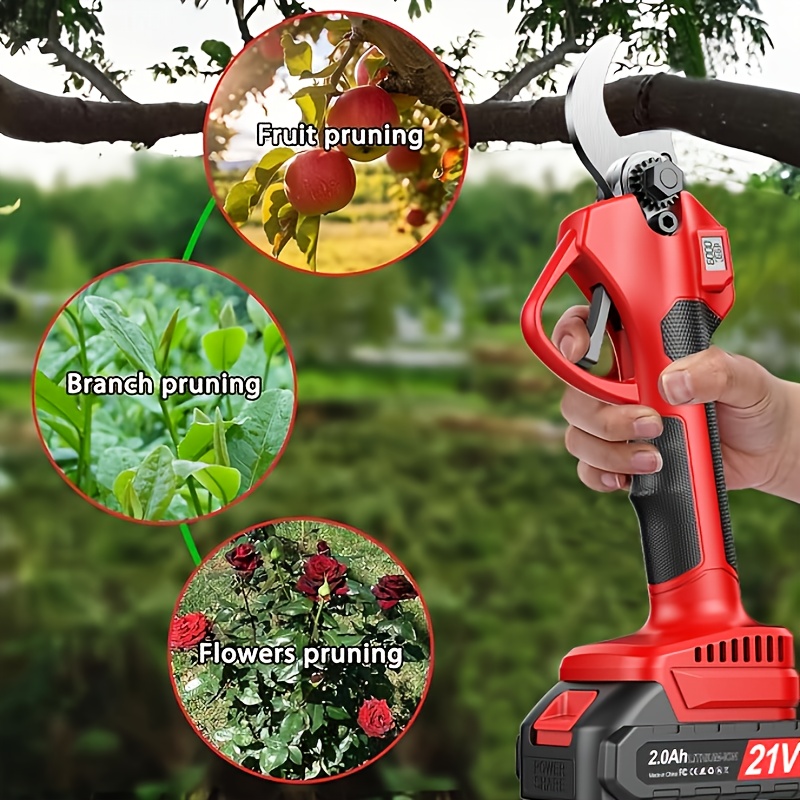 Cordless Electric Pruning Shears With HD Digital Display, Brushless Mo – U.S. Solid