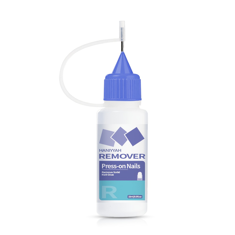 Precision Needle Tip For Nail Glue Remover Liquid 15ml - -free Formula For Press On/solid/gel/false For Nails, Gentle Removal Without Damaging Reusable Fake For Nails, Gift For Mother's Day