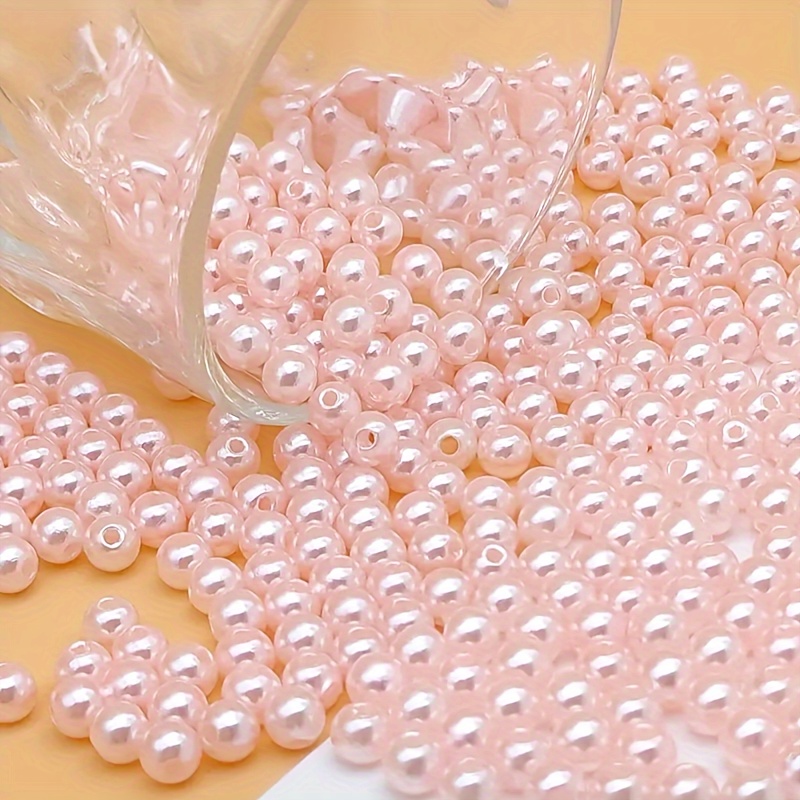 

500pcs 6mm For Jewelry Making, Diy Craft Supplies For Bracelets, Necklaces, , – Pre-drilled Round For Crafts And Accessories