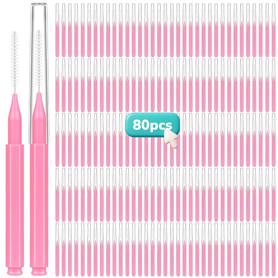 TEMU 80/120 mini pennelli da sopracciglio usa e getta, piccole testine flessibili per mascara per strumenti di trucco, strumenti per le ciglia e il