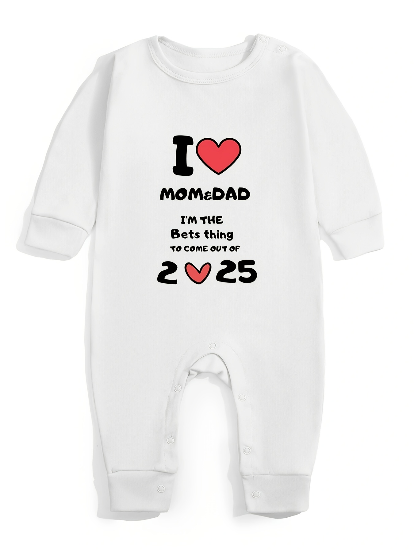Newborn Neutral I Love Mummy Daddy Clothes Newborn Baby