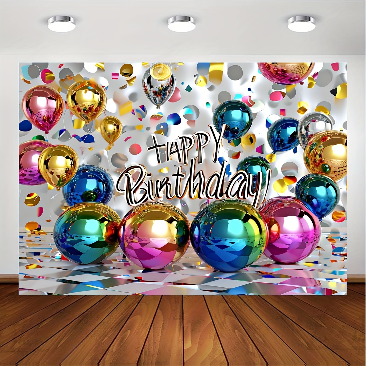 Pancarta Grande Feliz Cumpleaños Español + 15pcs Globos para Decoración  Fiesta Cumpleaños Cartel Oro Negro : : Hogar y cocina