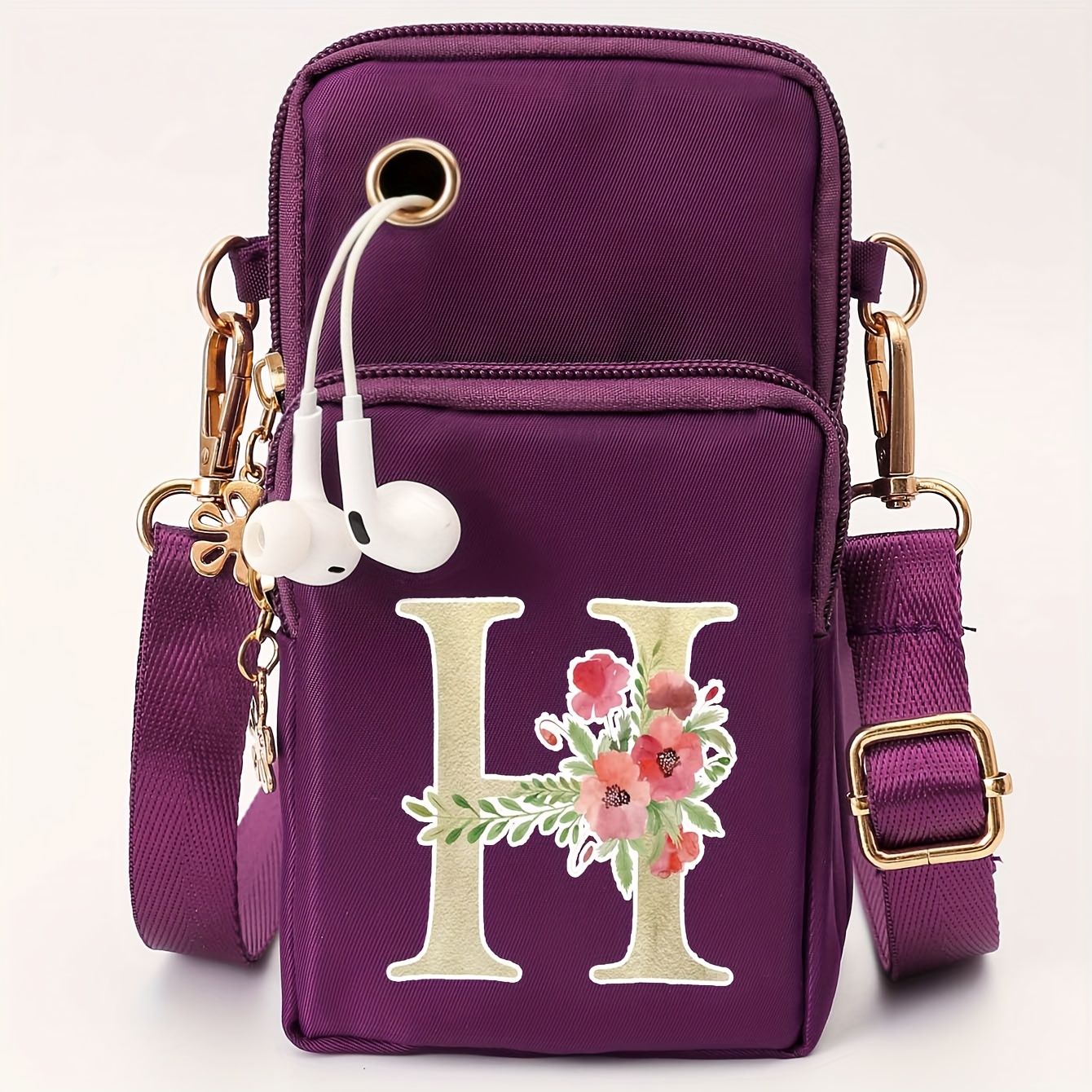 lila/schwarze lässige umhängetasche männer frauen rose 26 Temu