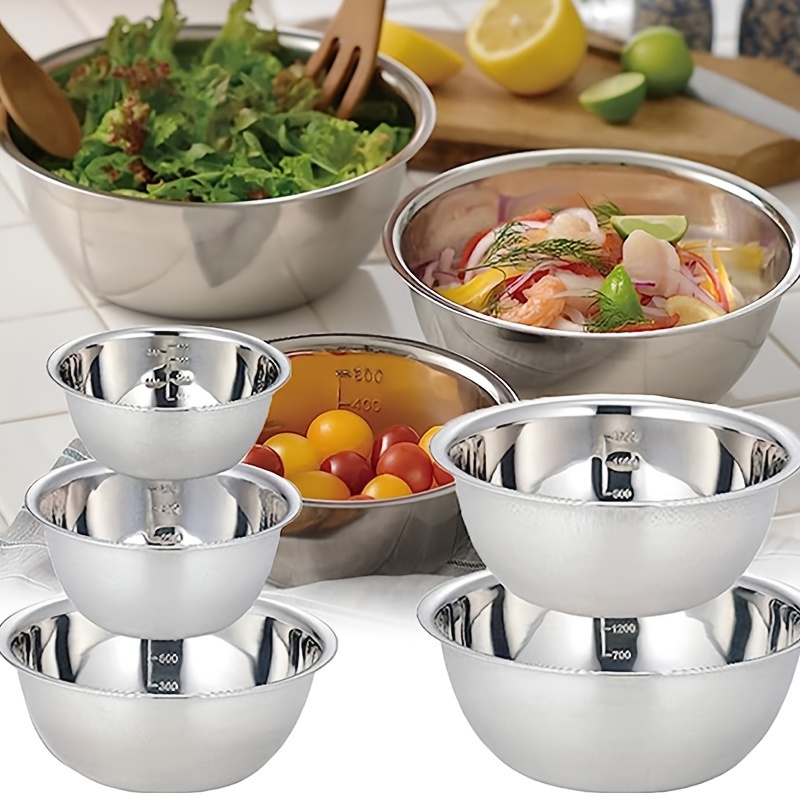 

Stainless Steel Set - 3/5pcs, Rust-proof & Easy Clean, Space-saving Kitchen Organizer For Cooking, Baking & Prep - Gift