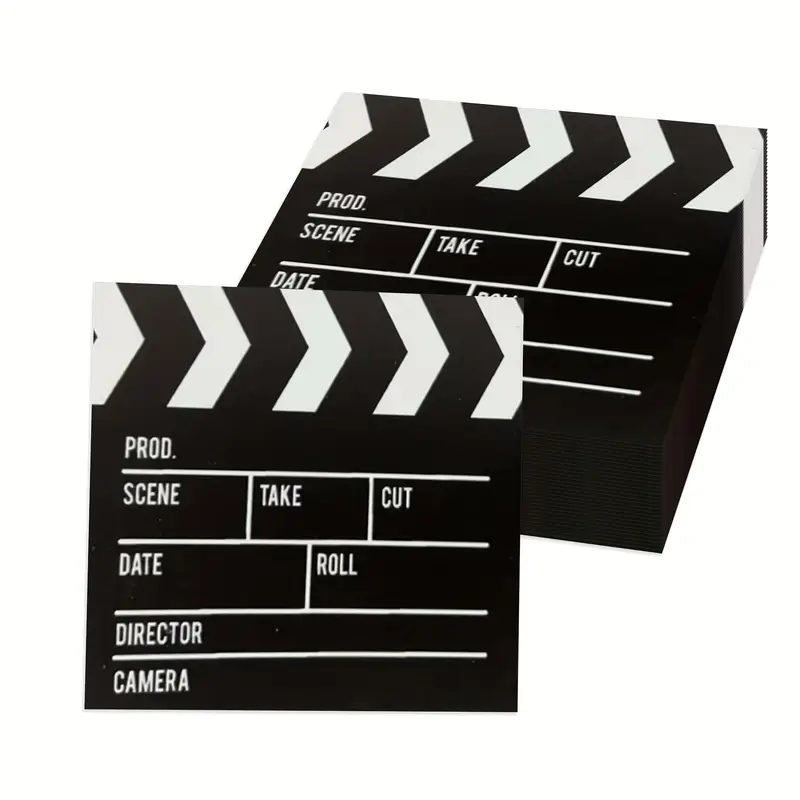 Kotkiddy 20 stuks Filmnacht Wegwerp Papieren Servetten, Bioscoop Decor Servetten voor Feestdecoraties Vierkante Filmthema Servetten voor Verjaardag Kotkiddy 20 stuks Filmnacht Wegwerp Papieren Servetten, Bioscoop Decor Servetten voor Feestdecoraties Vierkante Filmthema Servetten voor Verjaardag