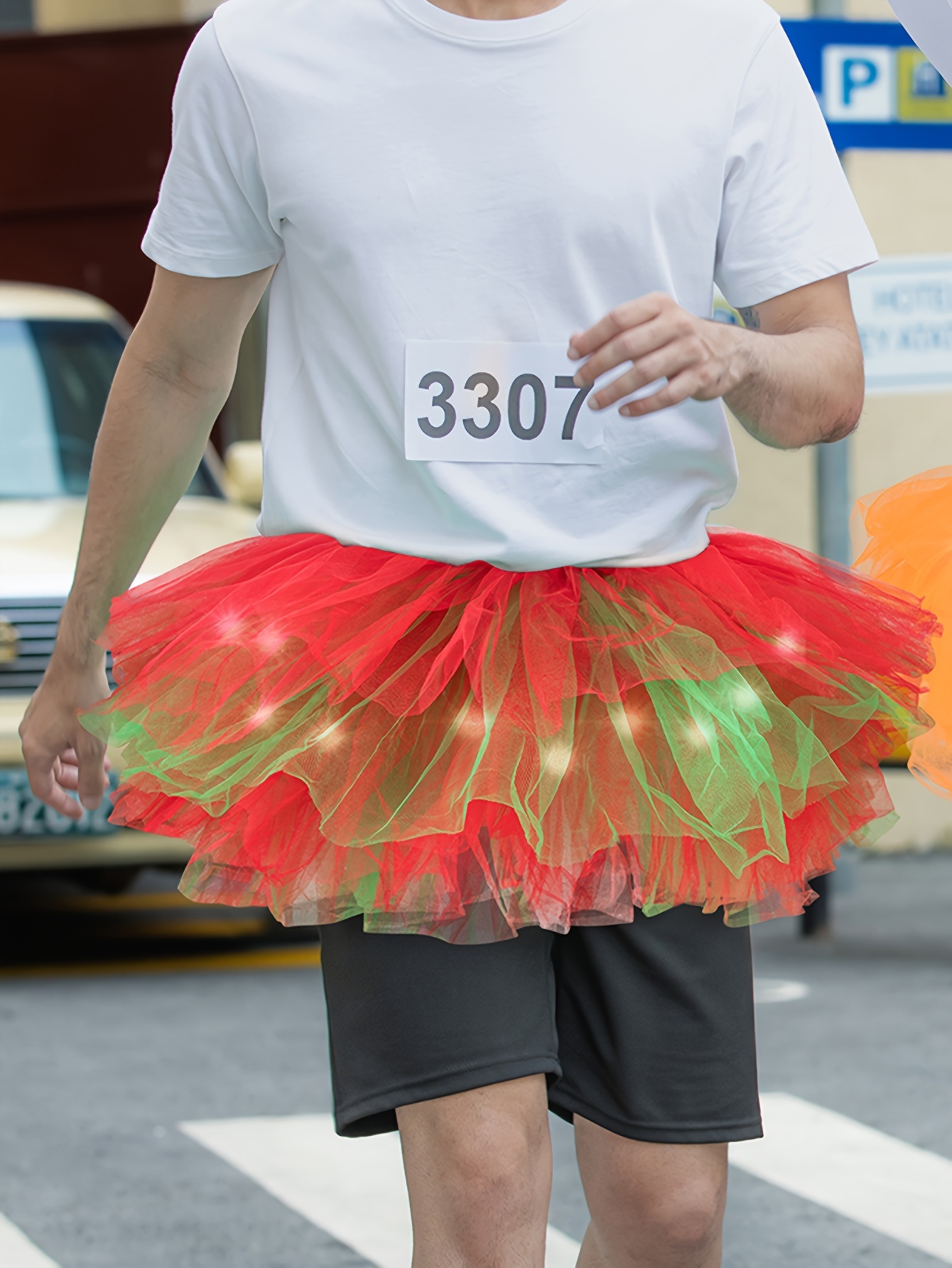 adult tutu skirts women pink tutu womens led light neon Temu