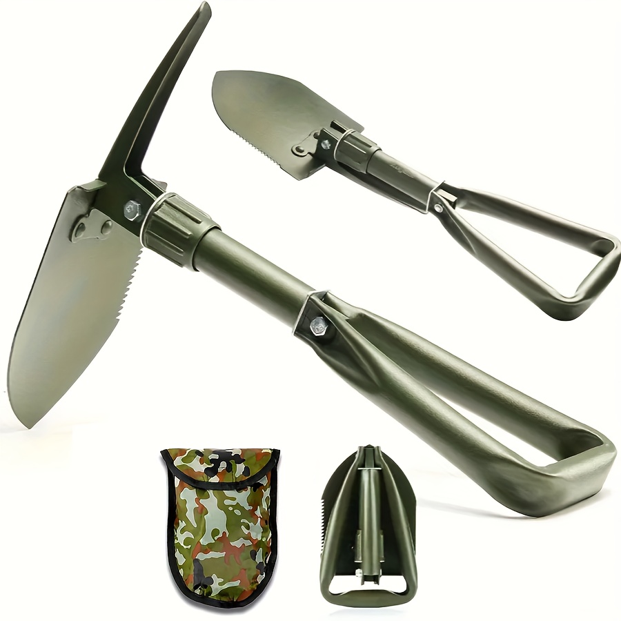 A Multifunctional Spade Suitable For Outdoor In Fall And Summer, Serving As A Garden Tool As Well As A Camping And Hiking