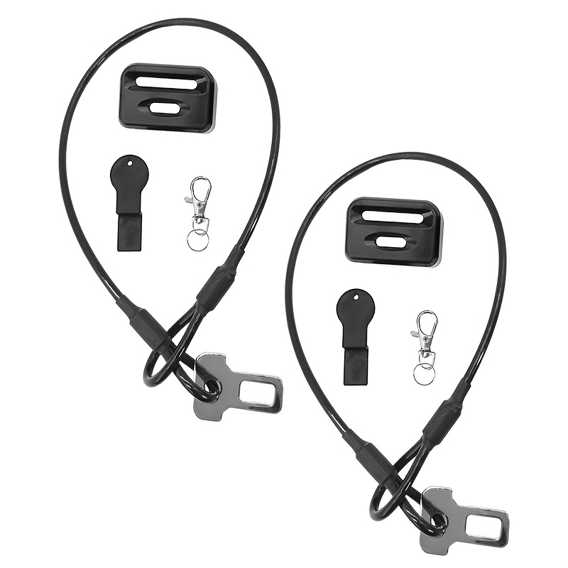 Image of 2-pack Rv Cab Safety Door With Lock, Rv Anti-theft Device, Rv Security Lock, Commercial Vehicle Safety Protection Box, Camping Sliding Door Latch, Rv Locking Hardware