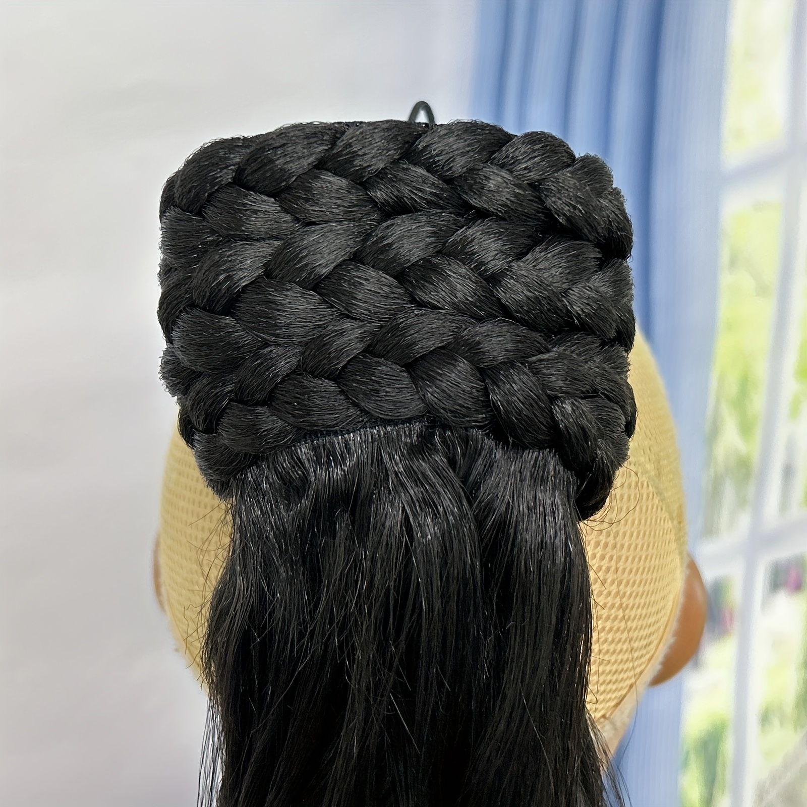 elegant body wave ponytail extension versatile synthetic hairpiece for   details 6