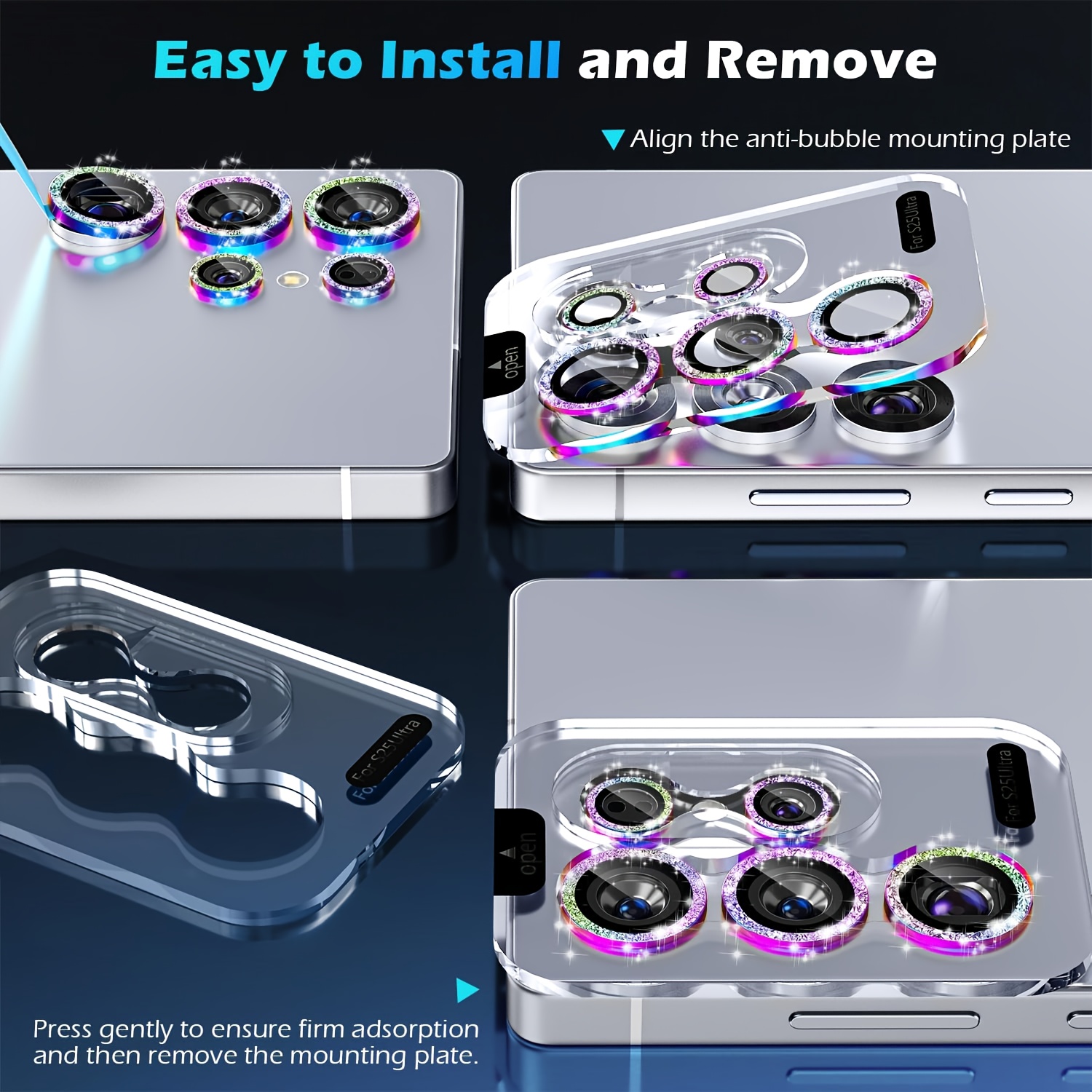 25 ultra camera lens protector 9h anti Temu United Kingdom