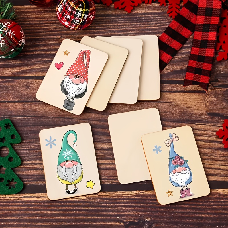 TEMU 50pcs, Unfinished Wooden Products, Blank Wooden Boards, Blank Wooden Products, Wooden Paper Cutouts, Art Painting Boards, Handicrafts And