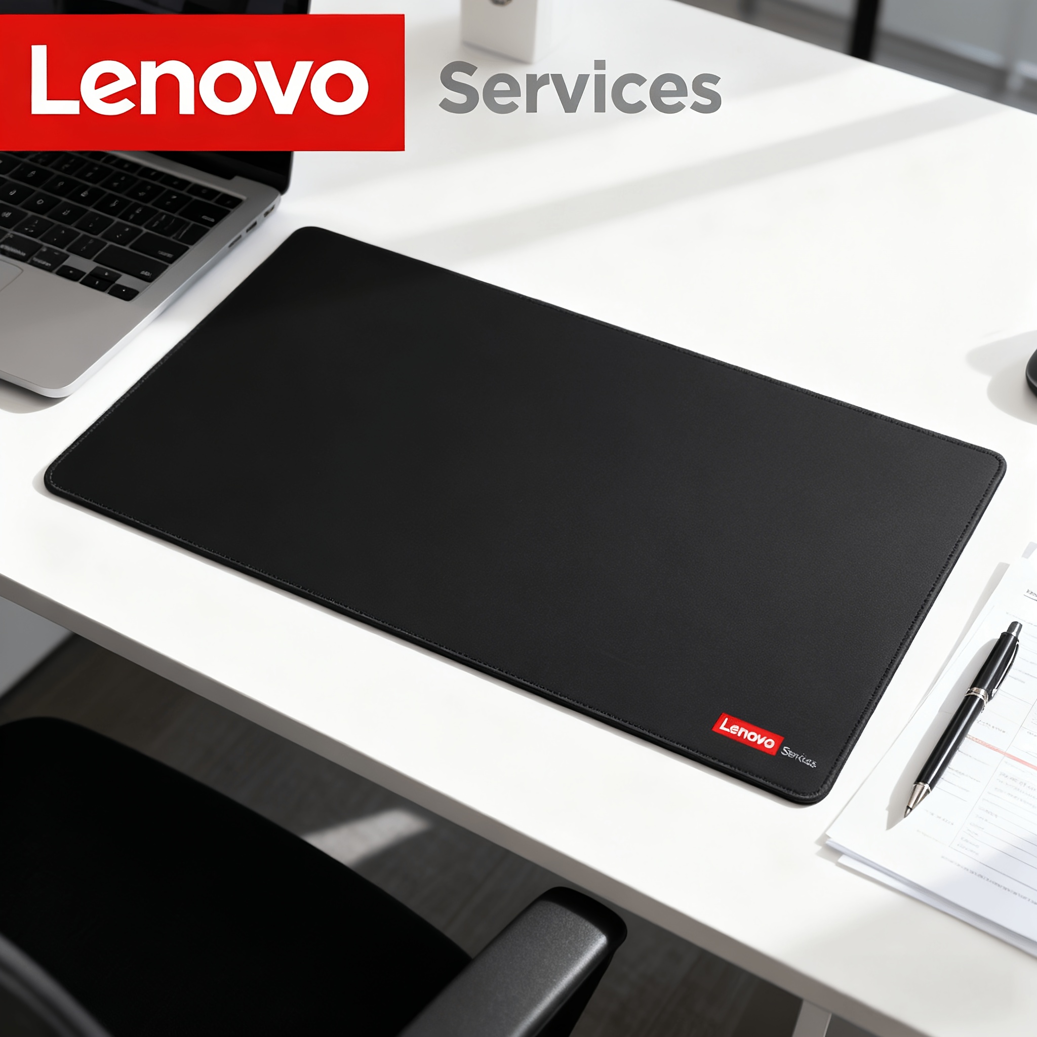 Lenovo Classic Anti-Slip Gaming Office Mouse Pad | Large Desktop Pad with Anti-Slip Base, Precise Tracking, Easy to Clean Surface, Washable And Non-Slip Features, Made of Rubber And Polyester