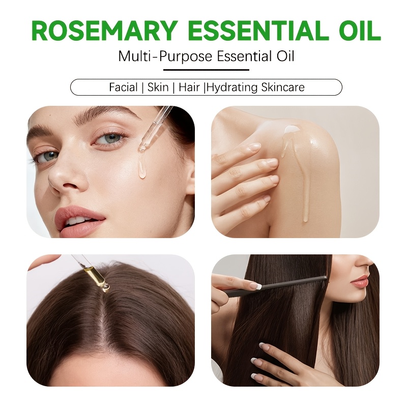 Premium Rosemary Essential Oil with Alcohol-Free Formula