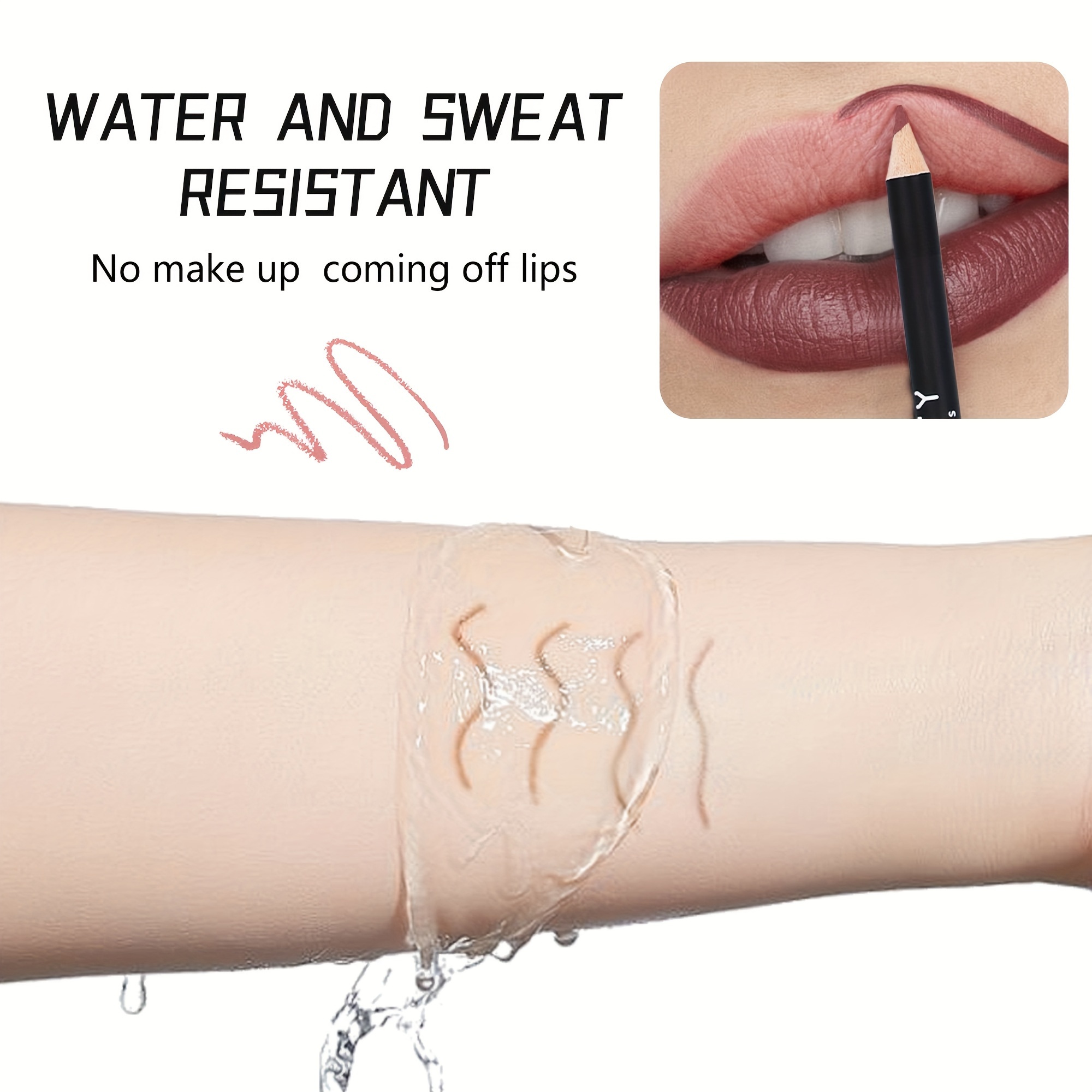 12 color matte lip liner set Product details 2