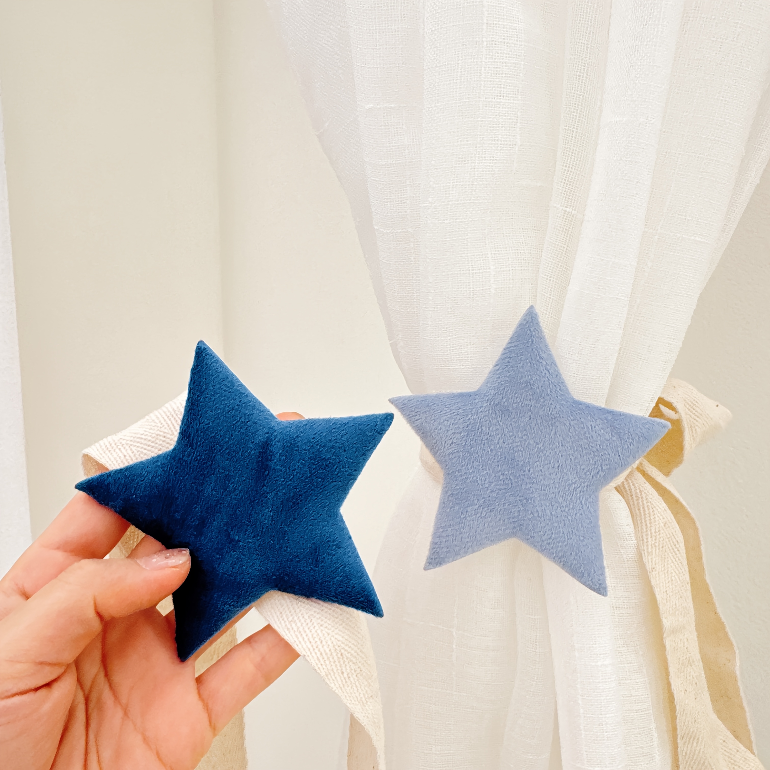 Big Star Curtains Tie-Back for Bedroom Drapes
