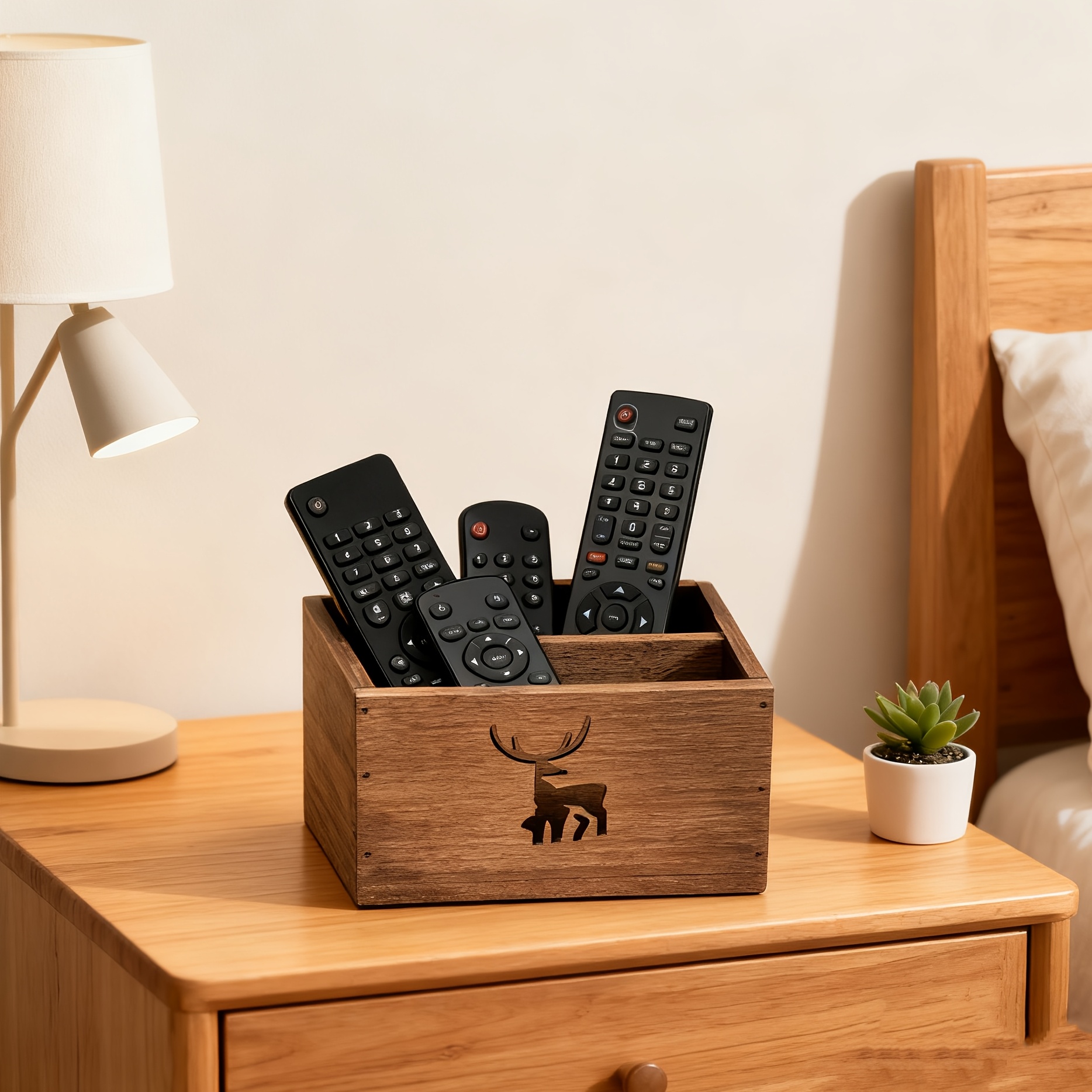 Home Bedside Cabinet Storage Box, Remote Control Storage, Stationery And Tool Storage Supplies.