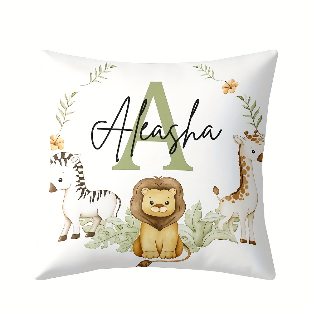 TEMU 1pc Customized Pillowcase, Customized Personalized Text, Name, Single-sided And Double-sided Printing, Personalized Ideal Gifts, Anniversaries,