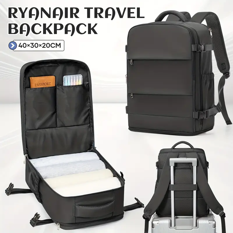 best travel backpack for spirit HOMIEE Laptop Men Women, Personal Item Carry On Bag WANDF Expandable 17 Inch Laptop