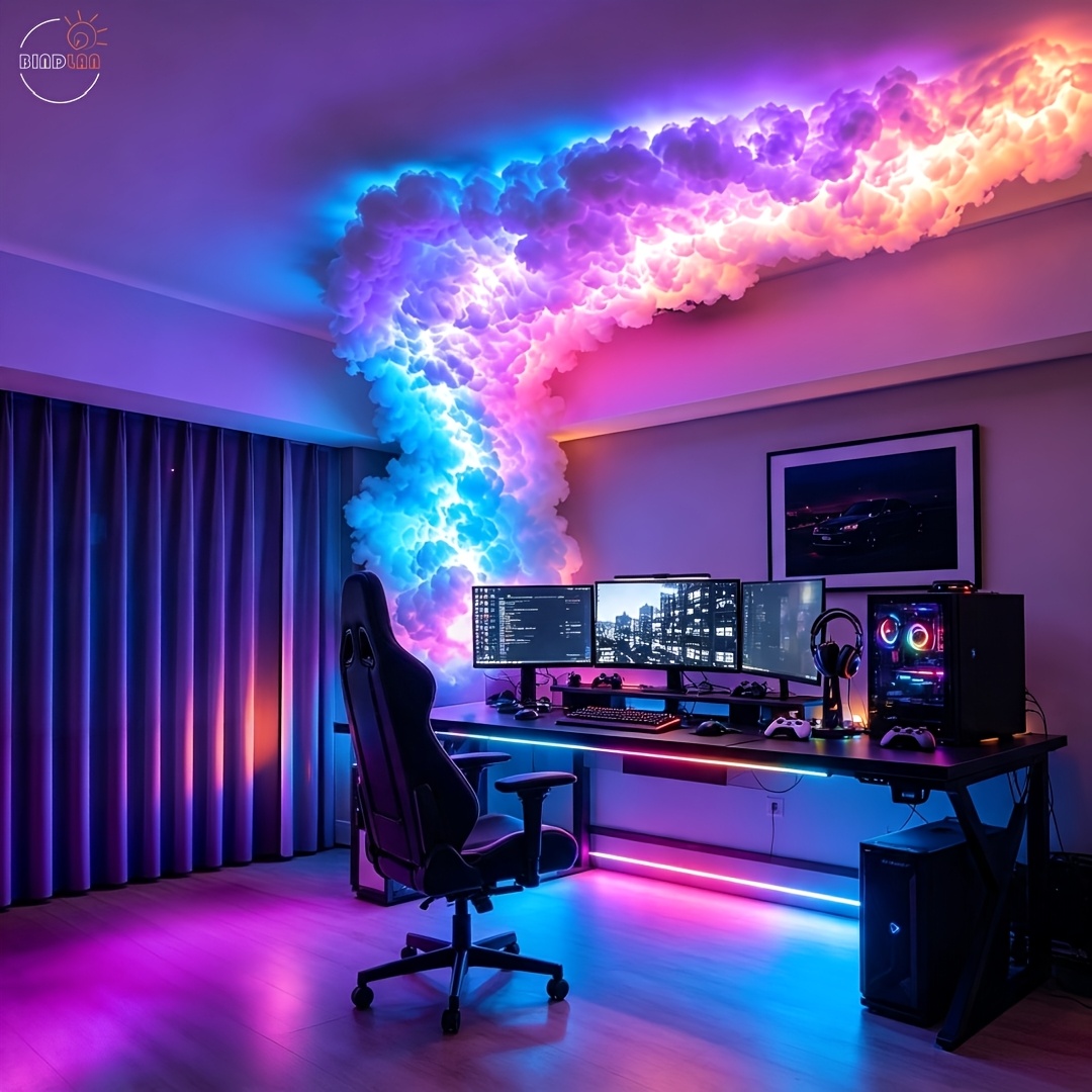 LED Thunder Cloud Smart Light with Music Sync Color Changing