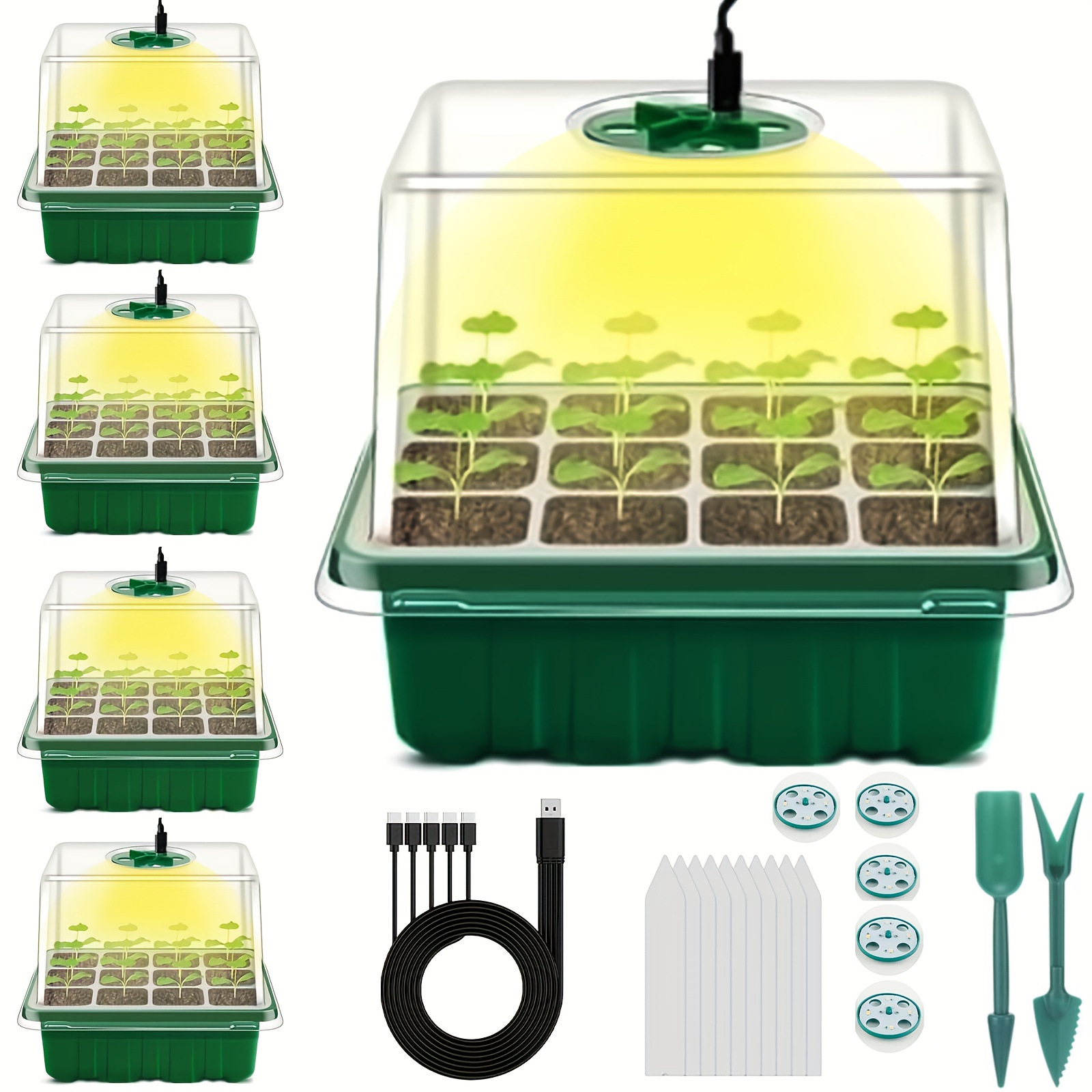grow light bulbs sold on Temu Australia