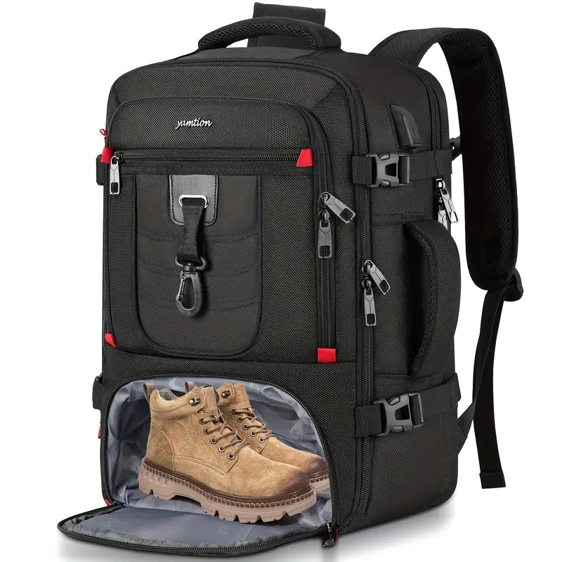 airline approved carry backpack shoe 17in laptop compartment - Temu airline approved carry backpack shoe 17in laptop compartment - Temu