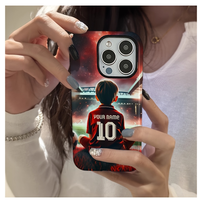 custom phone case creative football 10 pattern simple Temu Mauritius