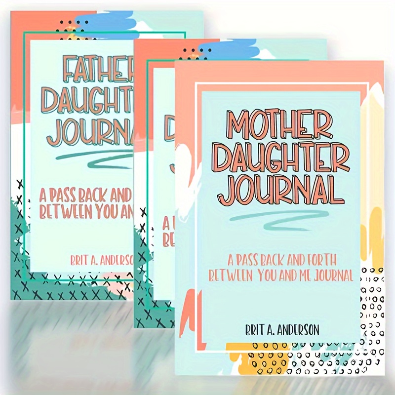 

Mother-daughter & Father-daughter Journal Set - , Fun Conversation Starters And (unique Gift Idea)