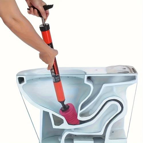1pc household pipe unclogging toilet unclogging tool sewer toilet and kitchen unclogging tool instant unclogging of toilet pipe blockage sewer and toilet suction tool