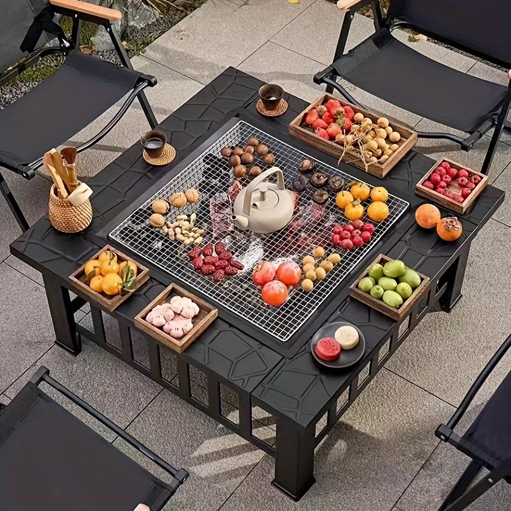 Outdoor barbecue table best sale