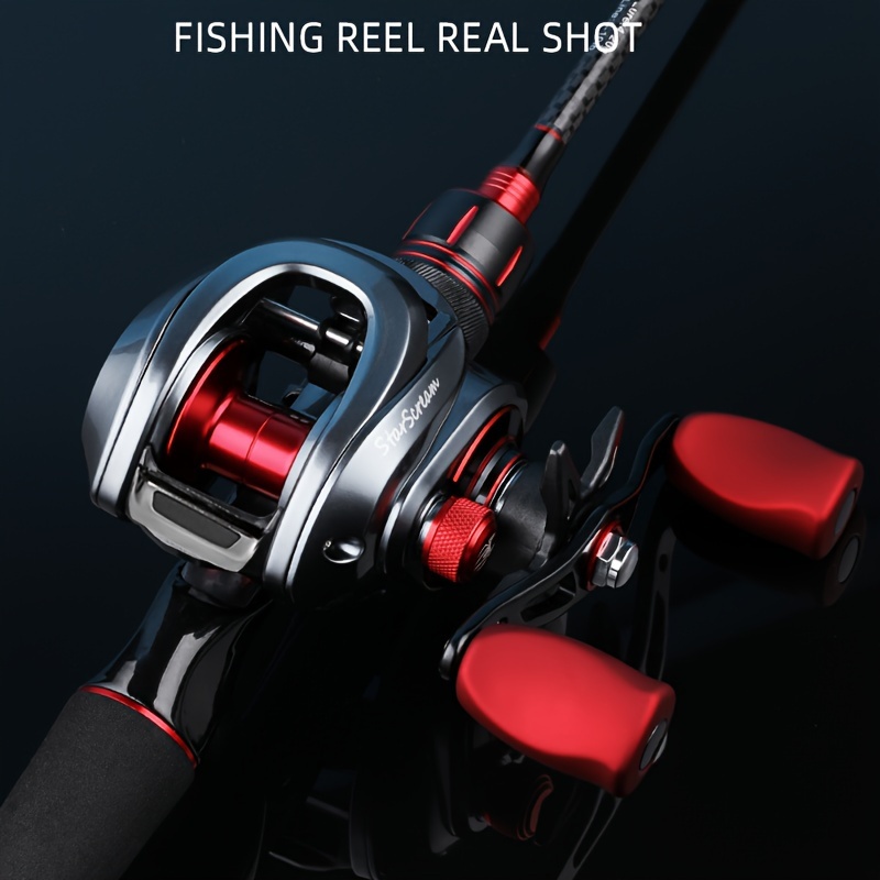 * SS Series Baitcasting Fishing Reel, 7.3:1 Gear Ratio, 18LB Max Drag,  Bearing 8+1BB, Independent Alarm Device, Baitcasting Reel For Freshwater