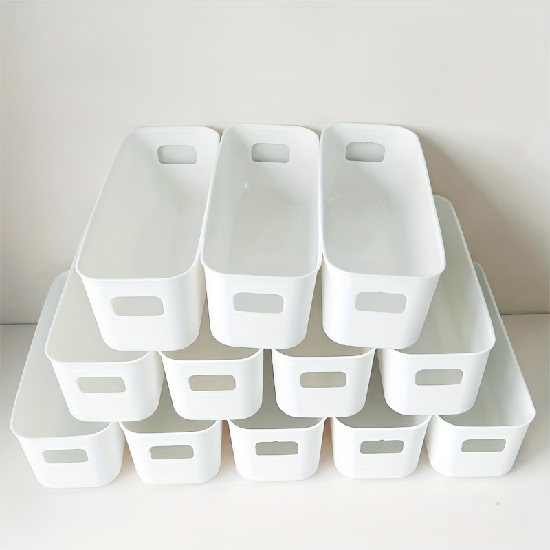 

12- Plastic Storage Bins Handles - Organizer For , , And - For , , , And Underwear