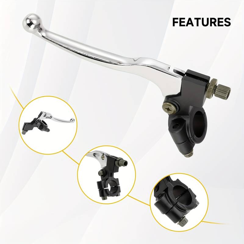 7/8" Left Side Clutch Brake Handle Lever Perch For Coleman CT200U BT200X Mini Bikes