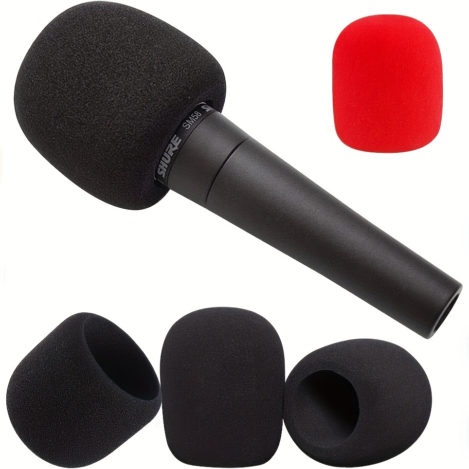 

1pc Microphone Spray Cover Sponge Protective Case