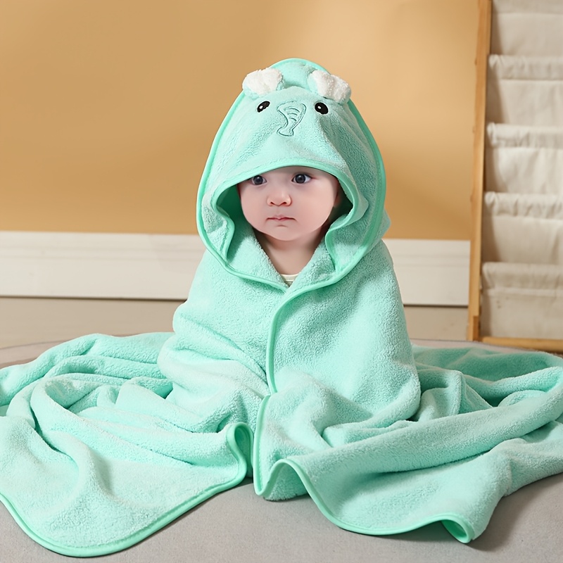 Ultra-Soft Microfiber Baby Bath Towel with Animal Design
