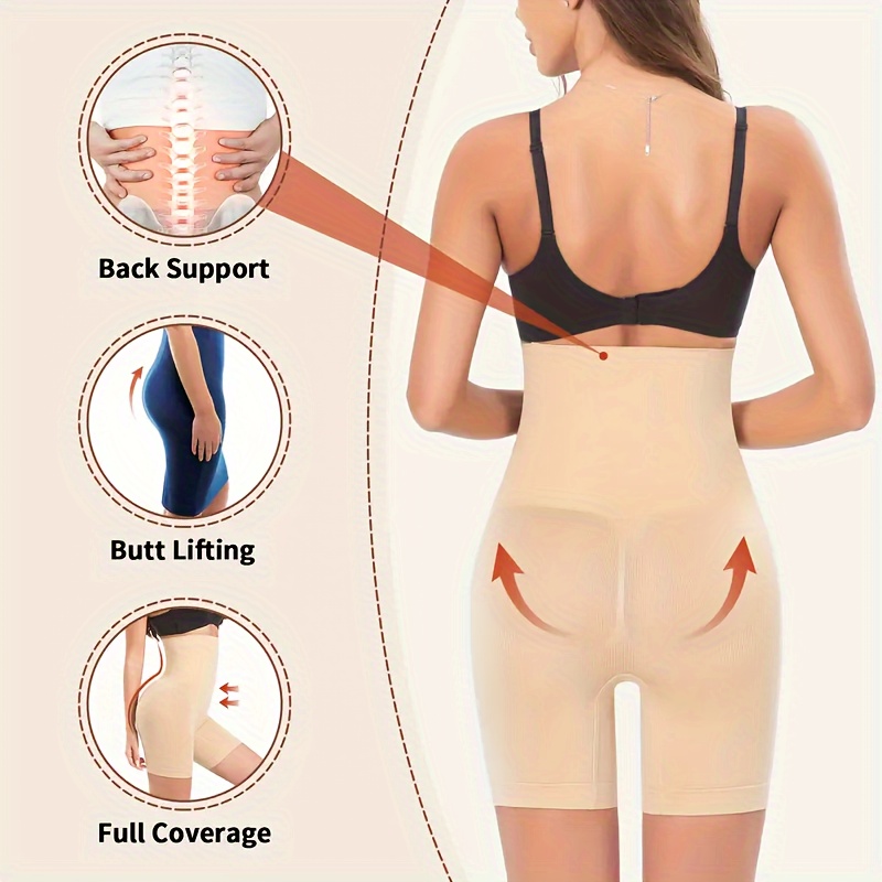 Buy Women Waist Trainer Tummy Control Panties Body Shaper High Waisted Shapewear  Briefs Butt Lifter Slimming Corset Seamless (Black, M/L) at