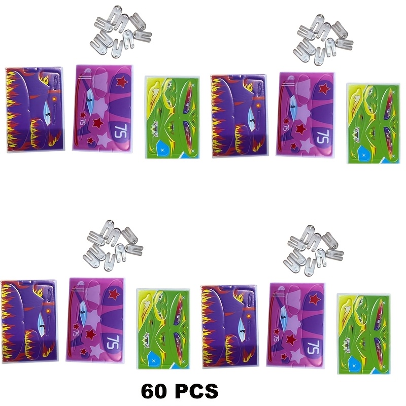 TEMU 60pcs Hand-thrown Mini Airplane Model Puzzle, Children's Party Favors, Family Toy, Outdoor Flying Toy, Holiday Activity Entertainment Supplies,