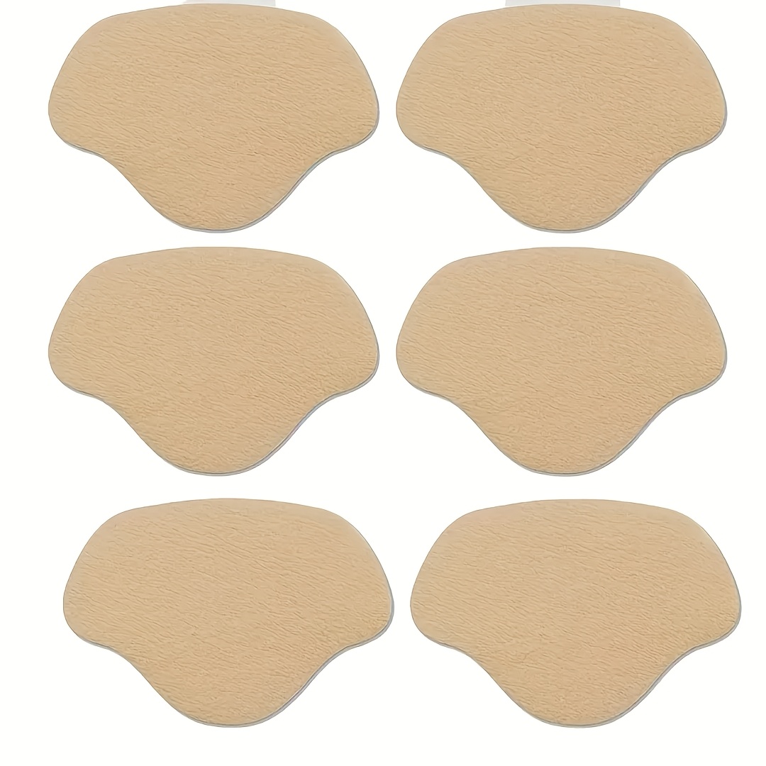 Image of 6pcs Shoe Repair Patches And Heel Repair Stickers - Durable Heel Protectors, Designed For Sneakers, Repair Holes, Suitable For Sneakers, Shoes, And High Heels