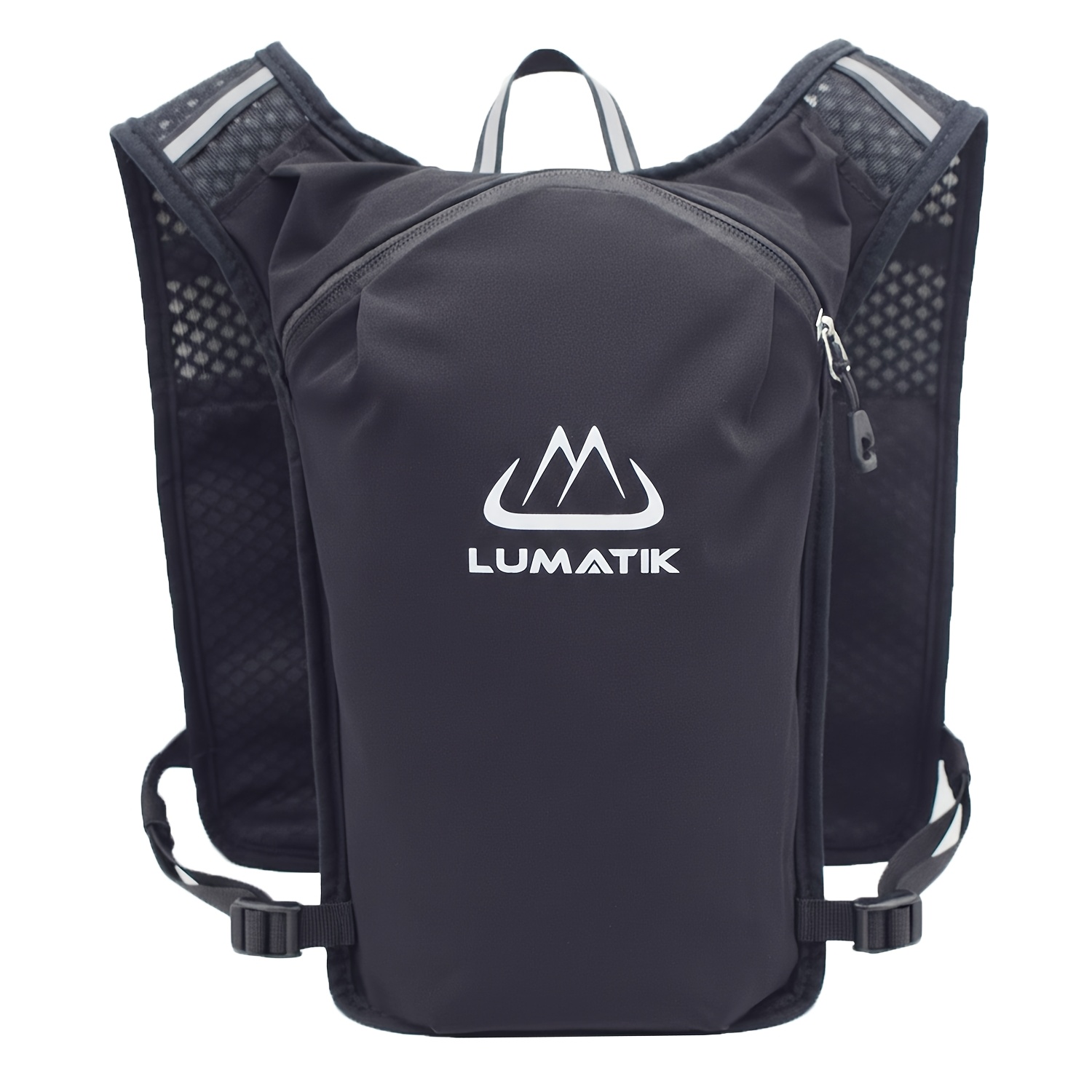 E-shop LUMATIK Marken-Lauf-Trinkrucksack, ein multifunktionaler Laufrucksack mit 2 Vordertaschen