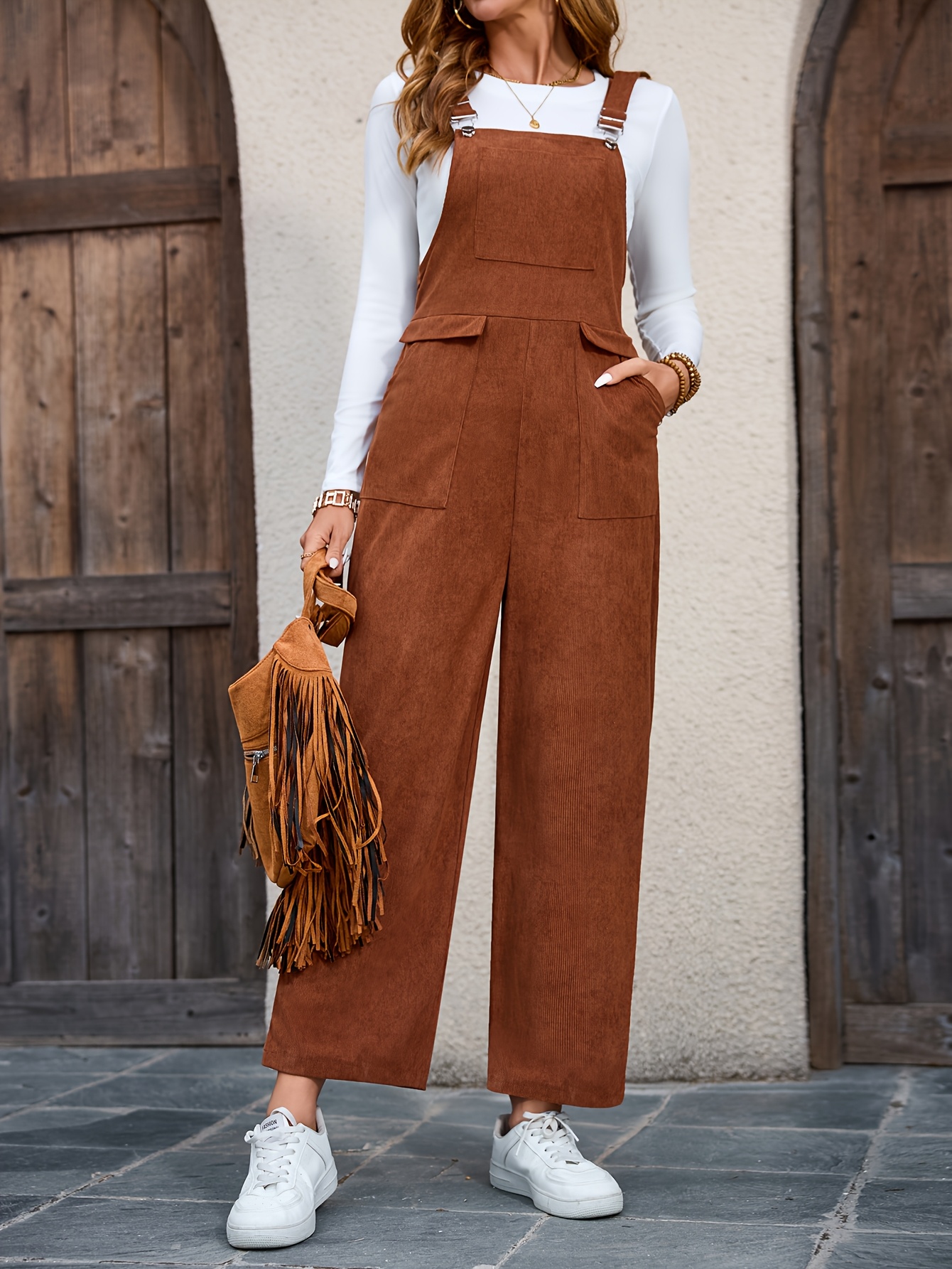 women's casual sleeveless jumpsuit adjustable straps elastic