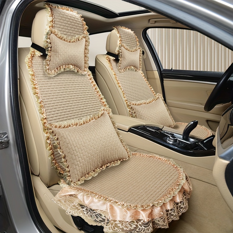 lace car seat covers sold on Temu United States