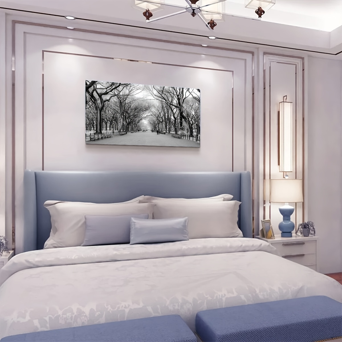 Quadri su tela Dipinti Modern Wall Art Paesaggio vintage Montagna e lago  Albero Paesaggio Poster Immagini a parete Soggiorno Decor 60x120cmx1pcs  senza cornice : : Casa e cucina