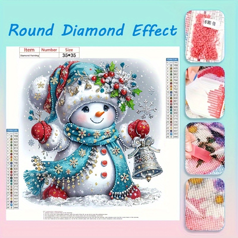 

Diamond Painting Art, Christmas Snowman, Series 2024 All Diamond Painting Mosaic 5d Diy - Kit Diamond Painting Art Home Decoration