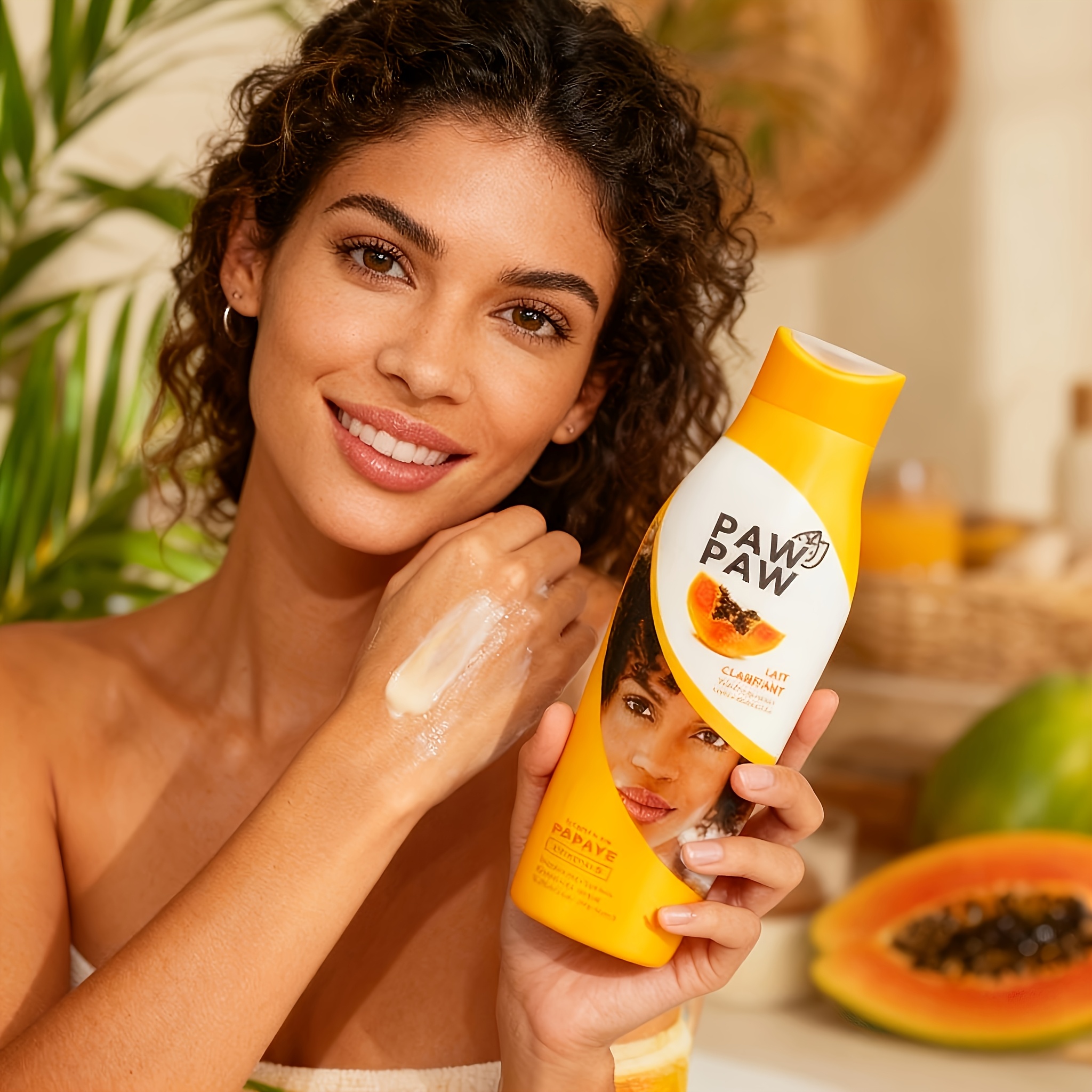 新品 PAOMA Brightening Facial Lotion 200ml papaya lotion sold on Temu United States