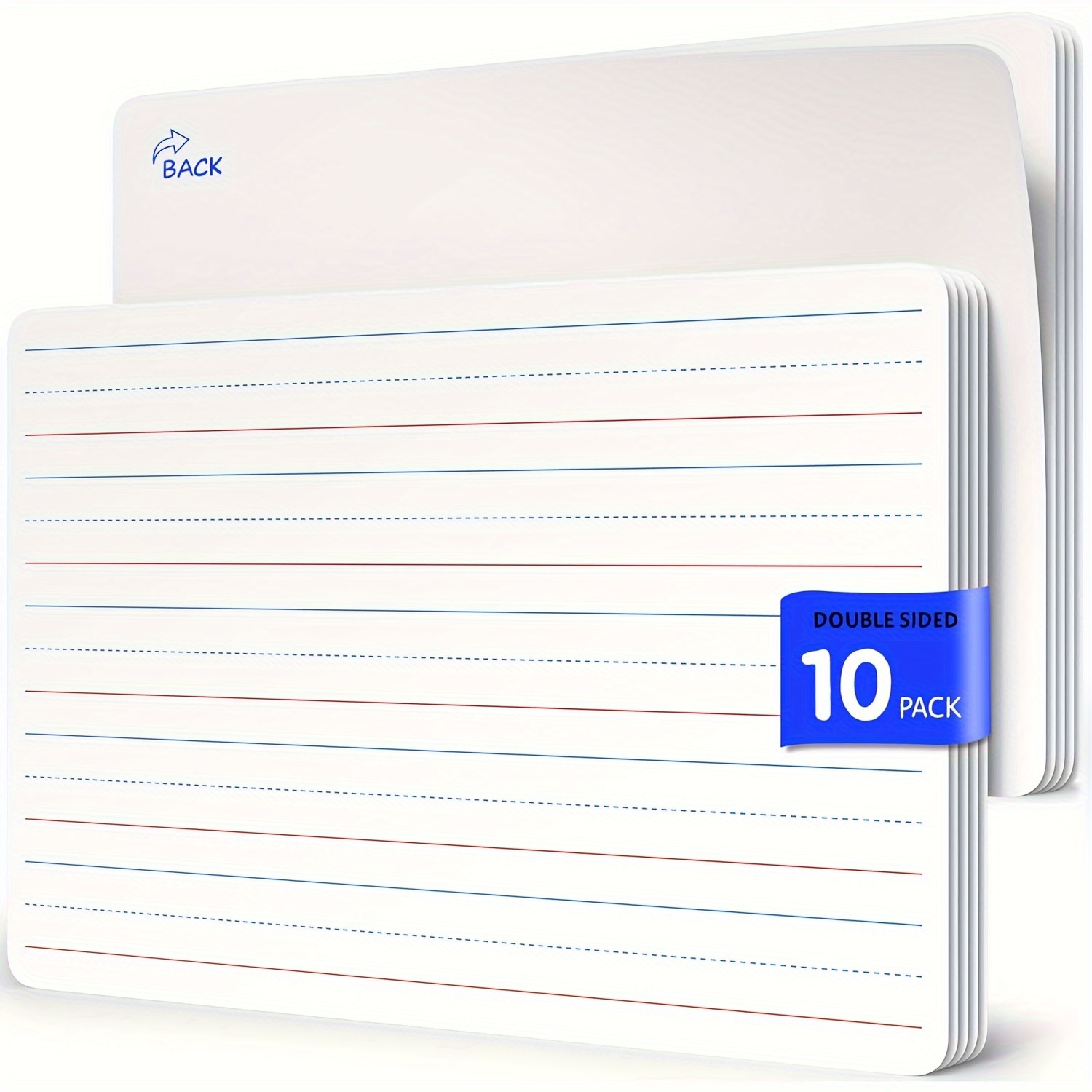 

Small Lined White Board Sheets For Students 8”x12” Dry Erase Board Sheets With Lines Ruled Whiteboard Sheets Homeschool Supplies Teacher Classroom Pack Of 10