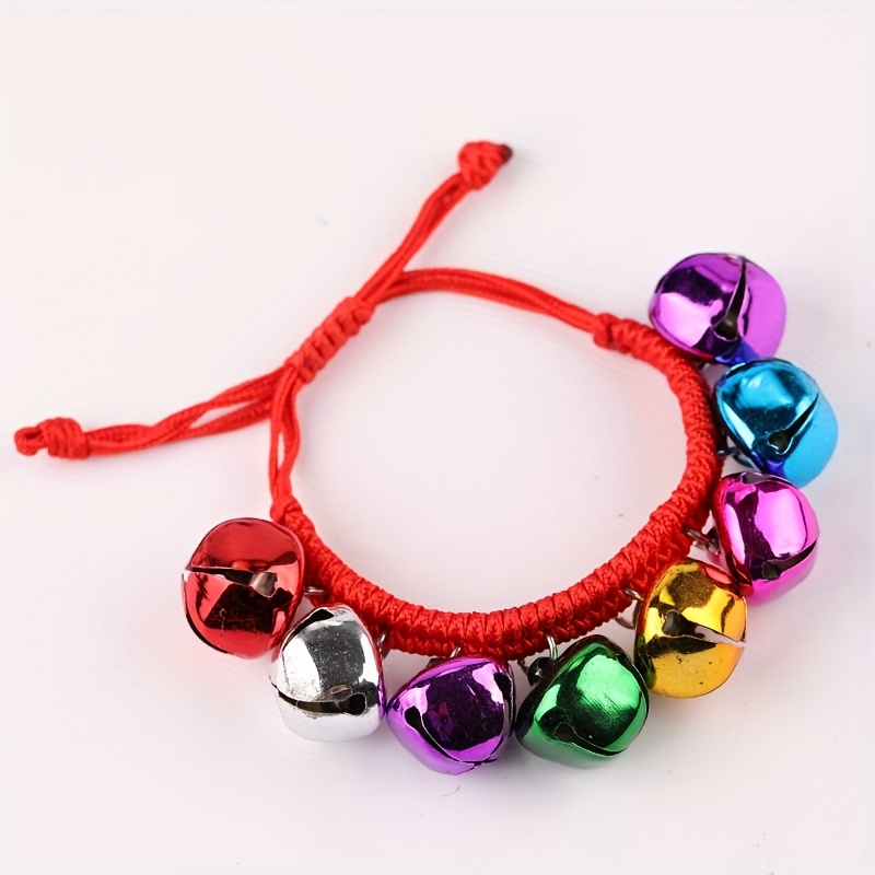 TEMU 1pc Wearable Percussionist Bell, Suitable For Adult Use, A Handheld Percussion Instrument With 8 Bells, Suitable For Party Performances,