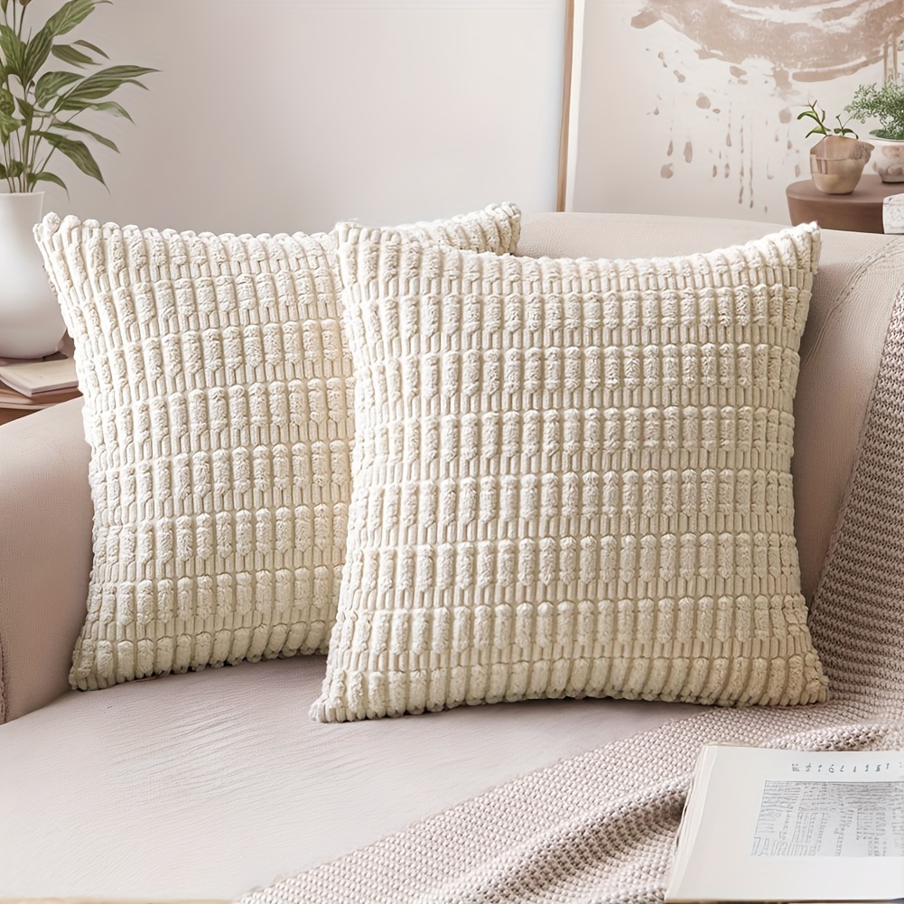 Set de 2 housses de coussins /tissu très haut qualité
