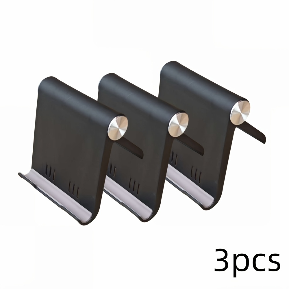 TEMU Set di 3 supporti pieghevoli portatili per telefono, supporti multifunzionali da tavolo per tablet, , resistenti e facili da riporre. Adatti per