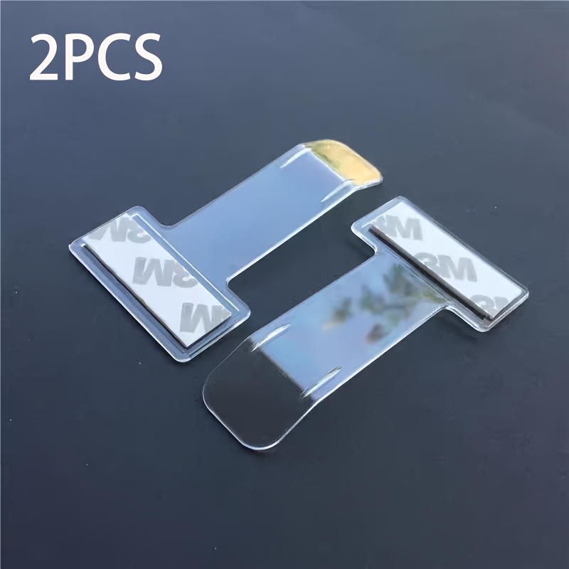 2 Or 4 Transparent Parking Ticket Plates, Car Fixing Clips With Traceless Adhesive, Banknote Clips, Windshield Stickers, Car Accessories